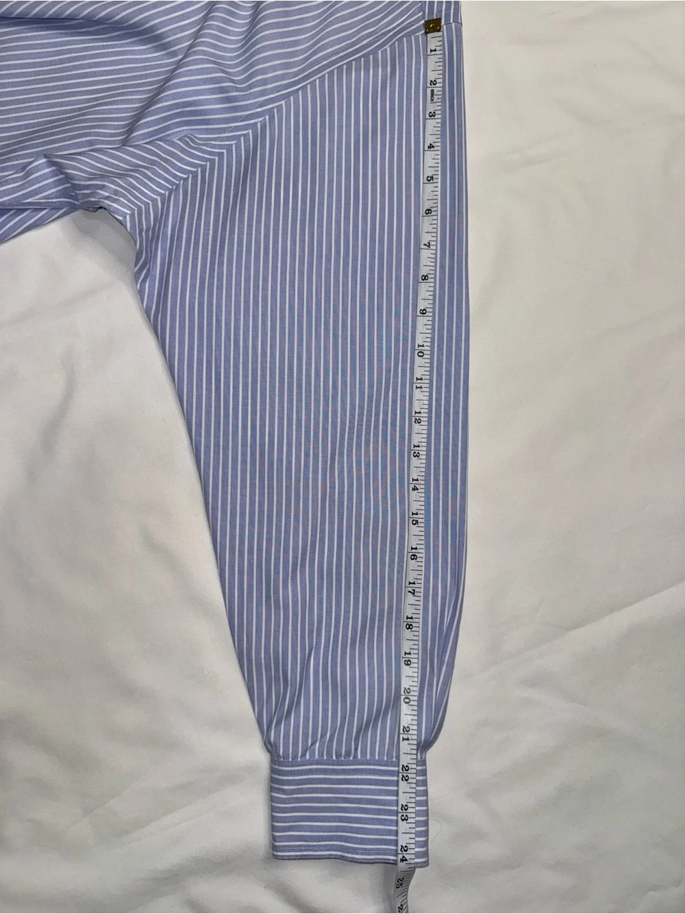 Polo by Ralph Lauren Blue and White Pinstripe Dress Shirt
